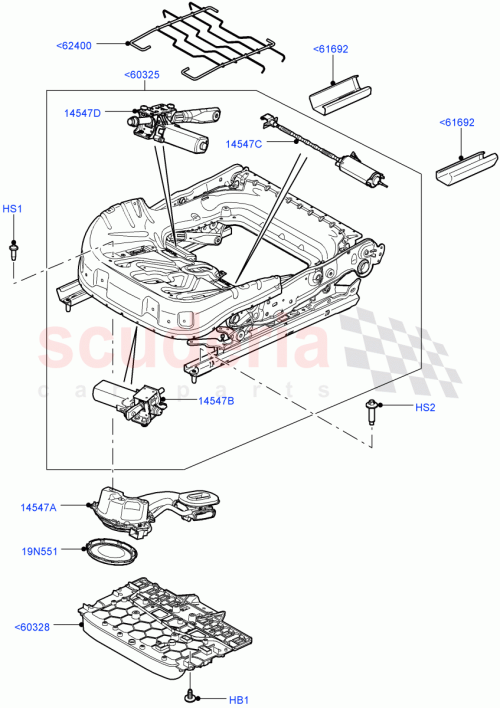 Part Diagram for Land Rover LR014532