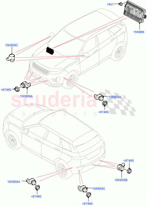 Part Diagram for Land Rover LR129289