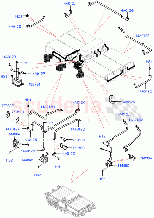 Part Diagram for Land Rover LR137308