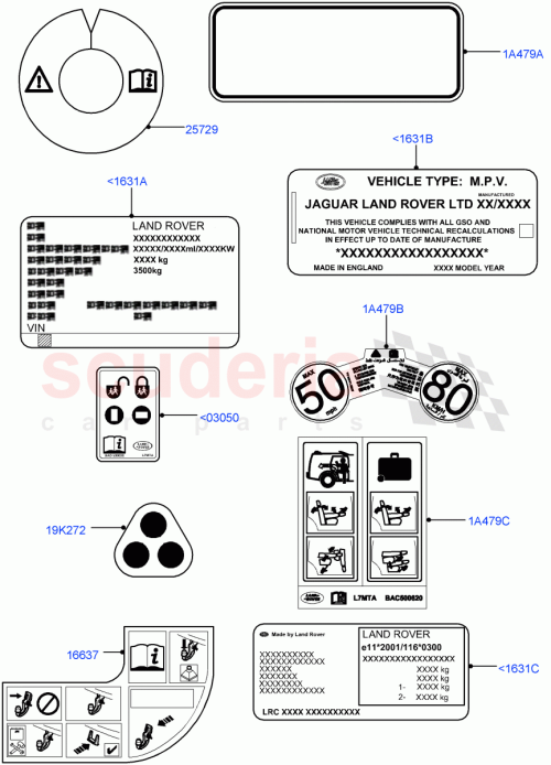 Part Diagram for Land Rover LR056063