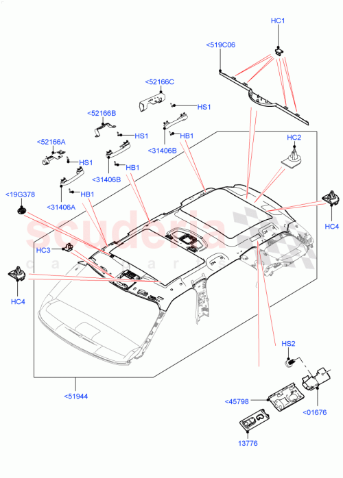 Part Diagram for Land Rover LR148409