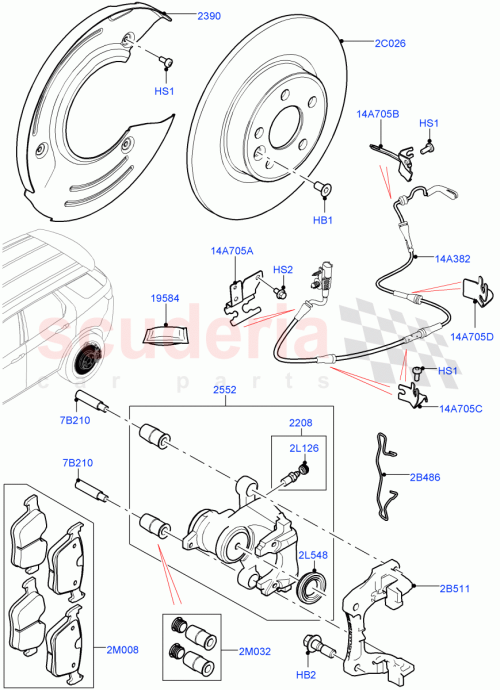 Part Diagram for Land Rover LR090703