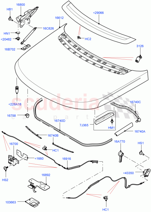 Part Diagram for Land Rover LR032423