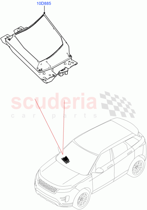 Part Diagram for Land Rover LR139850