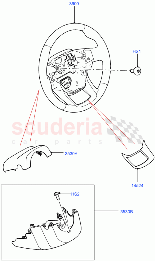 Part Diagram for Land Rover LR134455