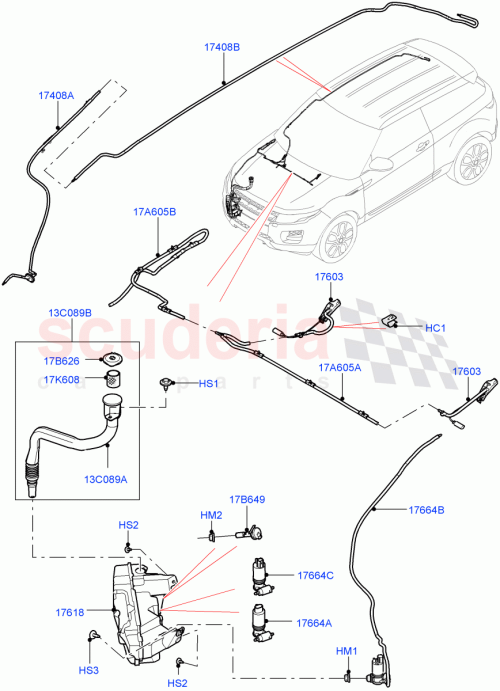Part Diagram for Land Rover LR013951