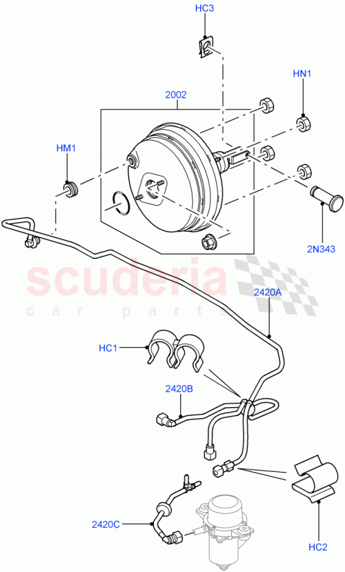 Part Diagram for Land Rover SYT500010