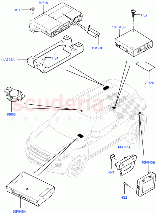 Part Diagram for Land Rover LR139430