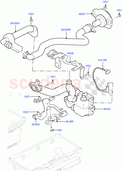 Part Diagram for Land Rover LR016211