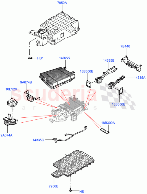 Part Diagram for Land Rover LR121219