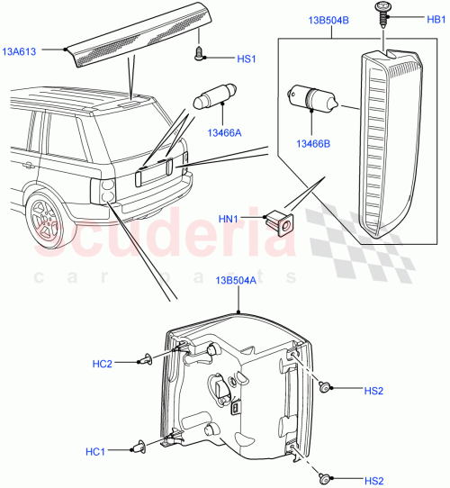 Part Diagram for Land Rover LR028513