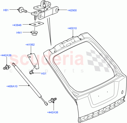 Part Diagram for Land Rover BHA790050