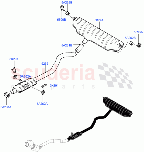 Part Diagram for Land Rover LR137022