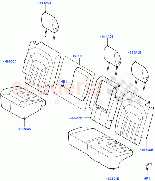 Part Diagram for Land Rover LR149643