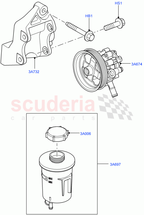 Part Diagram for Land Rover YLU500271