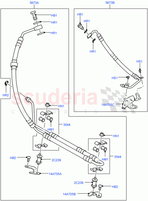Part Diagram for Land Rover RQB501041