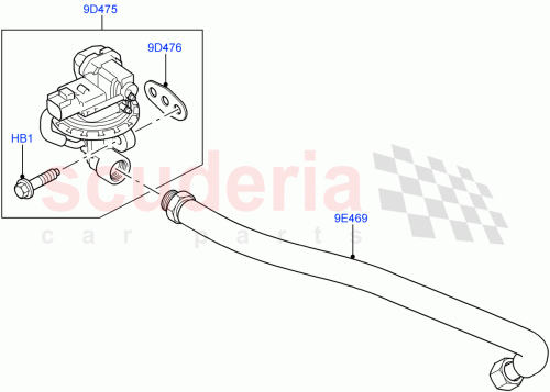 Part Diagram for Land Rover 4357455