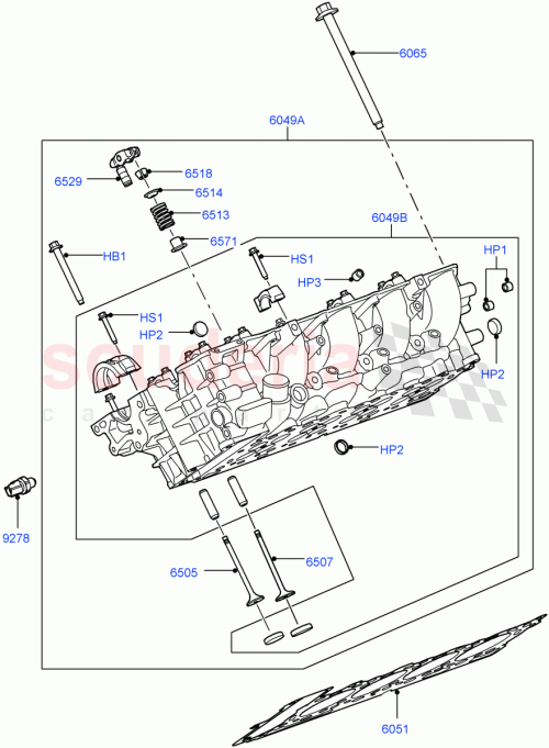 Part Diagram for Land Rover 1418985