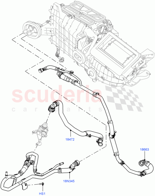 Part Diagram for Land Rover LR141019