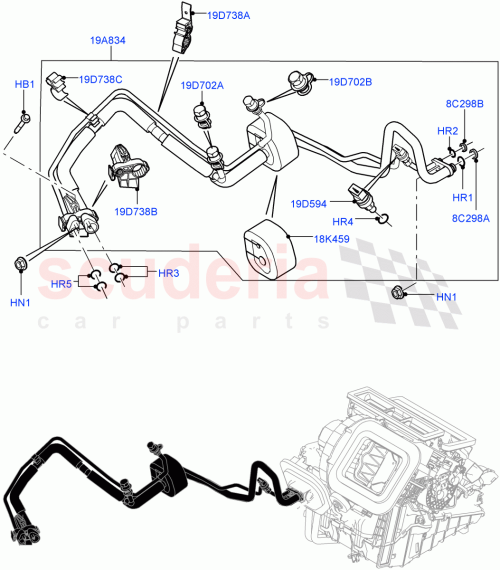 Part Diagram for Land Rover LR045427