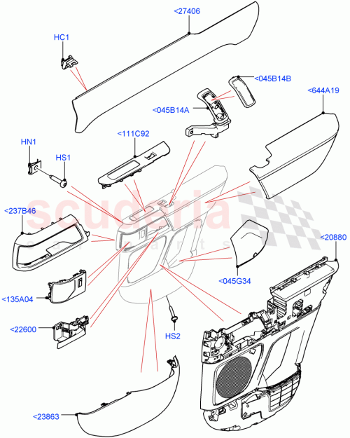 Part Diagram for Land Rover LR130848