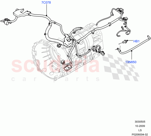 Part Diagram for Land Rover LR030282