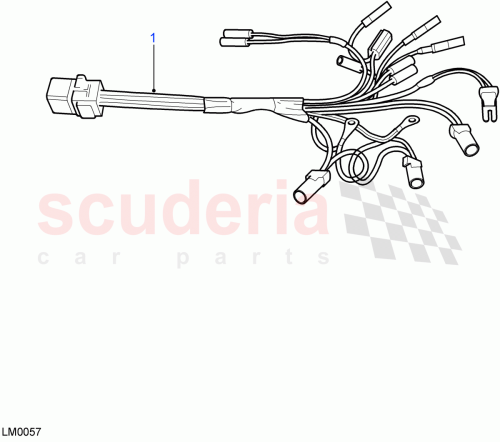 Part Diagram for Land Rover YMD000990