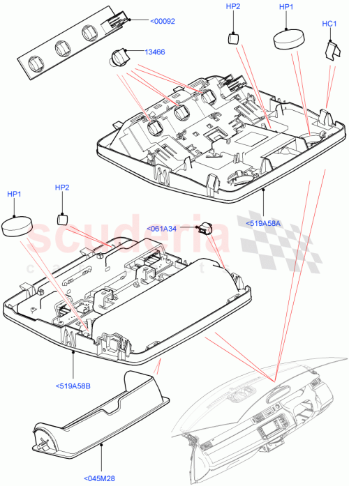 Part Diagram for Land Rover LR058082