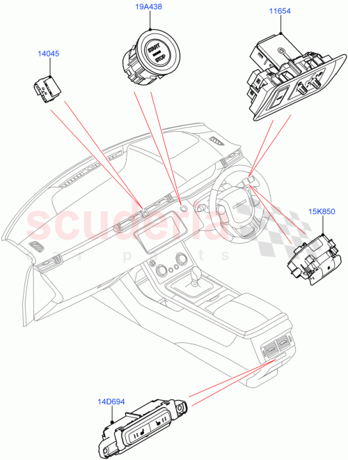 Part Diagram for Land Rover LR140130