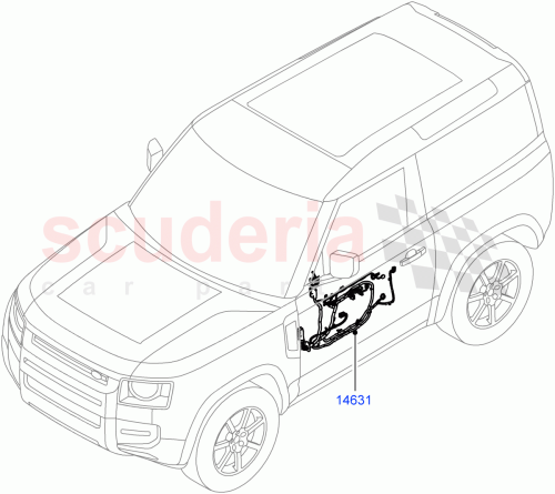 Part Diagram for Land Rover LR136690