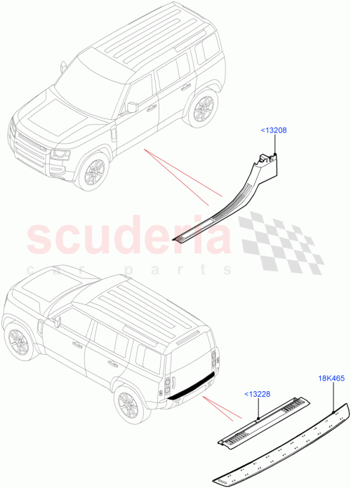 Part Diagram for Land Rover VPLES0572PVJ