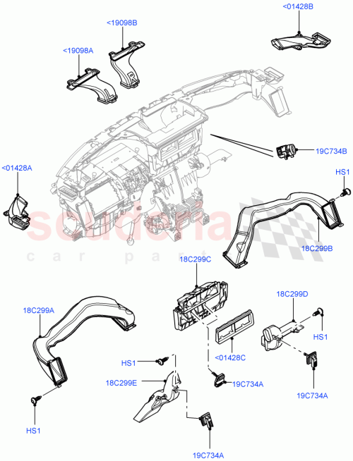 Part Diagram for Land Rover LR044699