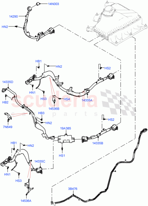 Part Diagram for Land Rover LR124564