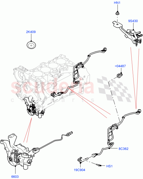 Part Diagram for Land Rover LR112113