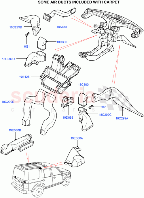Part Diagram for Land Rover JUK500032