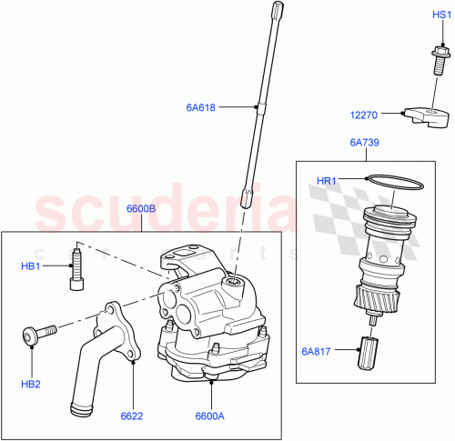 Part Diagram for Land Rover LR000418