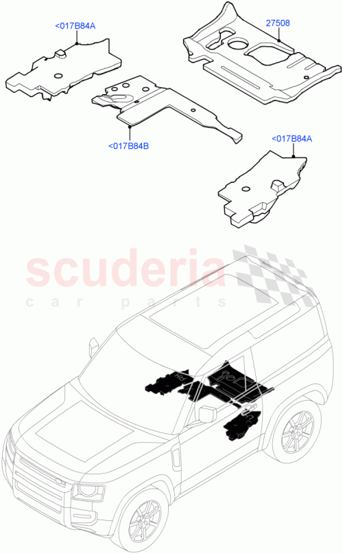Part Diagram for Land Rover LR140111