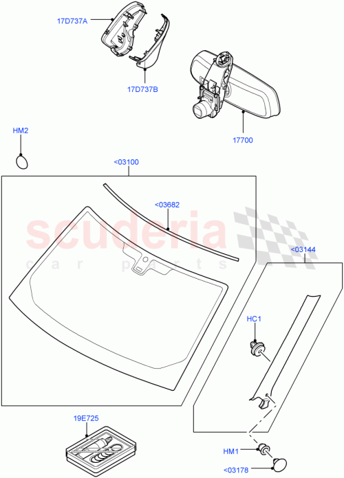 Part Diagram for Land Rover LR015062