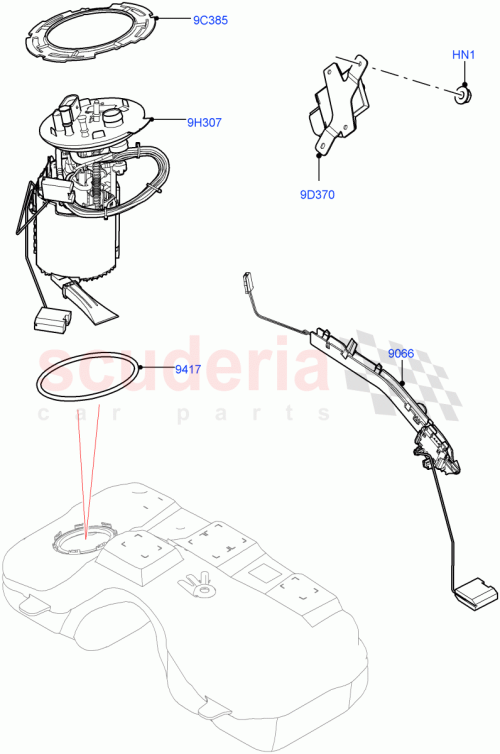 Part Diagram for Land Rover LR065349
