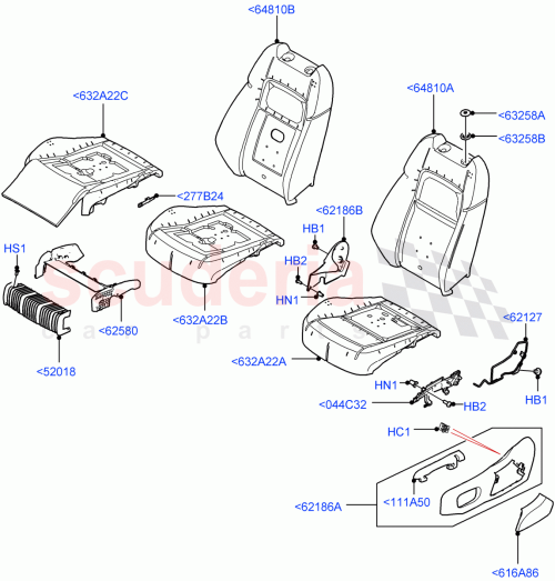 Part Diagram for Land Rover LR098519