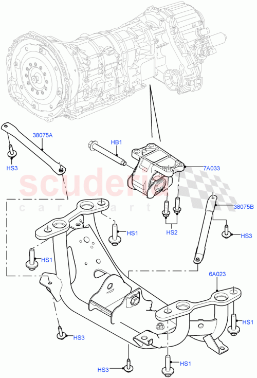 Part Diagram for Land Rover LR081356