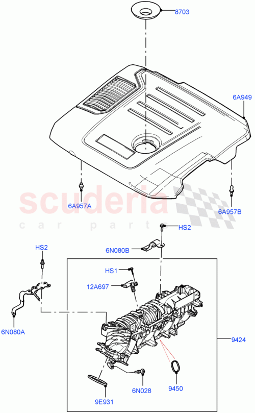 Part Diagram for Land Rover LR141359