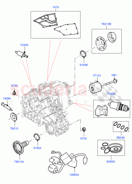 Part Diagram for Land Rover LR160897