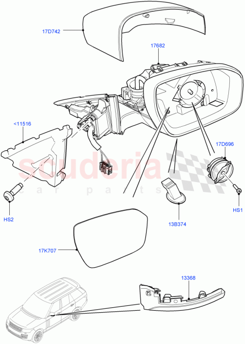 Part Diagram for Land Rover LR035048