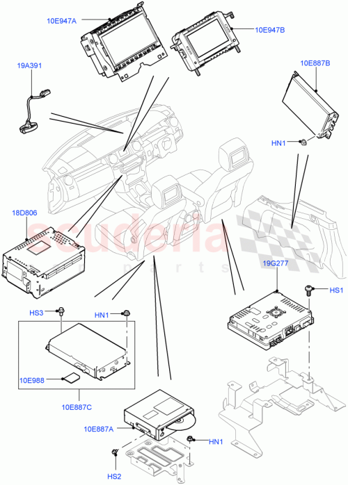Part Diagram for Land Rover LR060075