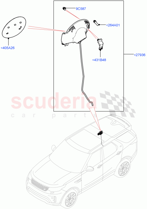 Part Diagram for Land Rover LR083240