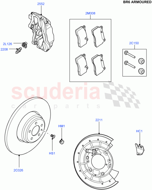 Part Diagram for Land Rover LR012485