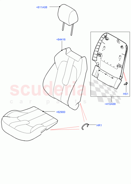 Part Diagram for Land Rover LR110581