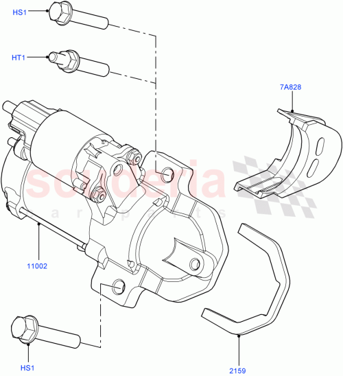 Part Diagram for Land Rover LR012452