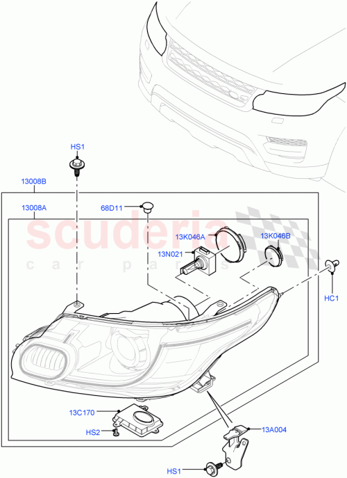 Part Diagram for Land Rover LR087061